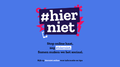 Zeg stop tegen online haat #niethier